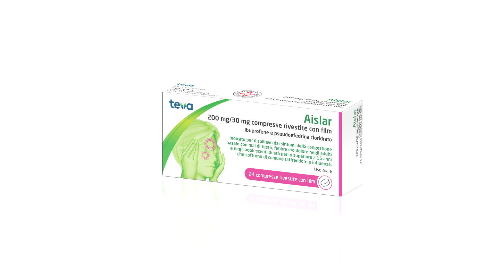 AISLAR*24CPR RIV 200MG+30MG