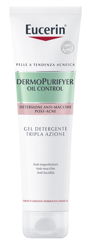 Eucerin DermoPurifyer Oil Control Gel Detergente Tripla Azione 150ml