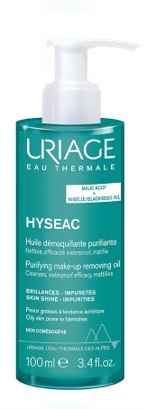 Uriage Hyséac Olio Purificante Struccante Viso Pelle Mista Acneica 100ml