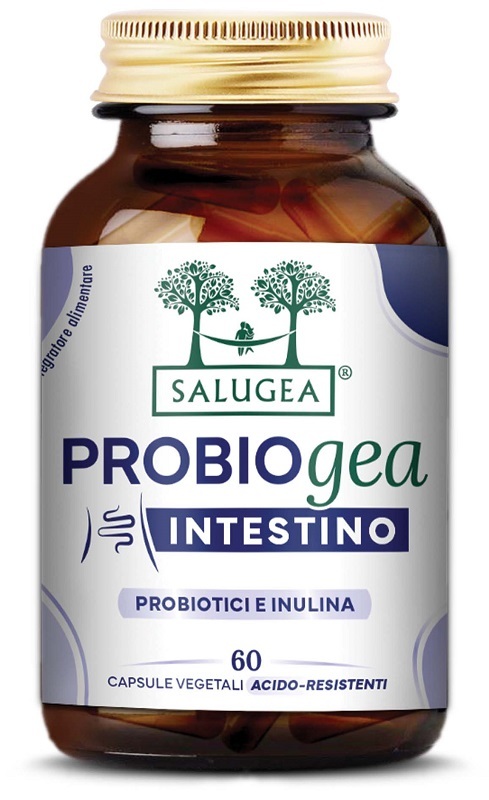 Salugea ProbioGea Intestino Integratore Probiotico 60 Capsule Vegetali Acido-Resistenti