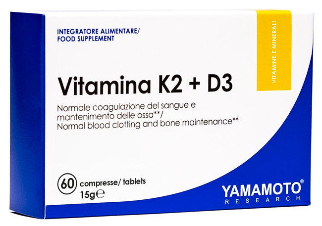YAMAMOTO R VIT K2+D3 60CPR