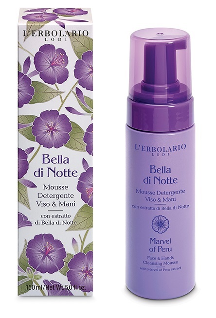 L'Erbolario Bella Di Notte Mousse Detergente Viso E Mani