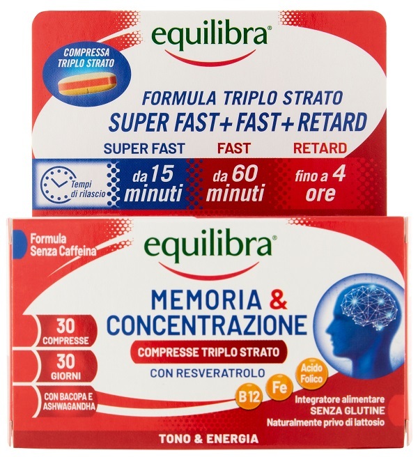 EQUILIBRA MEMORIA&CONC 30CPR