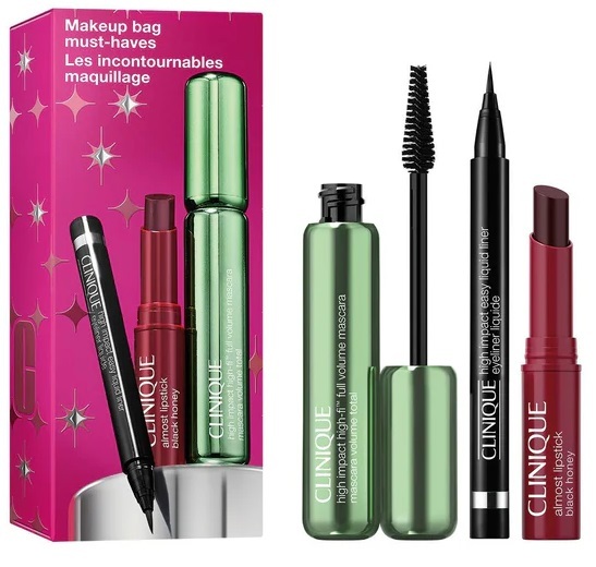 CLINIQUE MAKEUP BAG MUST-HAVES