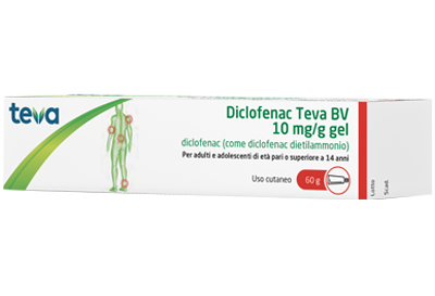 DICLOFENAC Gel 10mg/g 60gTEVA