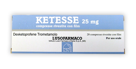 Ketesse*20cpr Riv 25mg