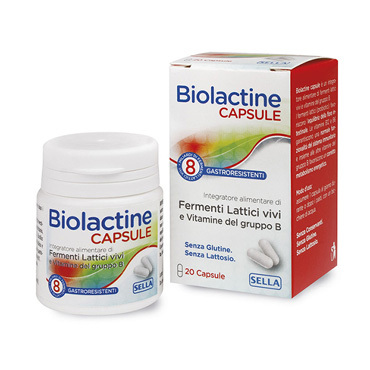 Biolactine Capsule Fermenti Lattici + Vitamine 20 Capsule