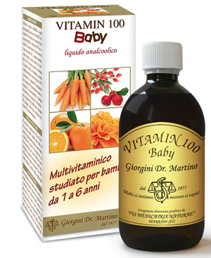 Vitamin 100 Baby Liquido Analcolico 500 Ml Giorgini