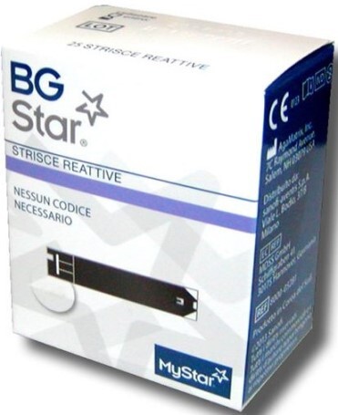 BGStar Mystar Extra 50 Strisce - Test Glicemia Accurato