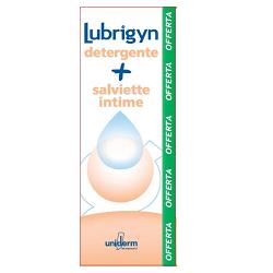 Uniderm Lubrigyn Cofanetto Detergente Intimo E Salviette