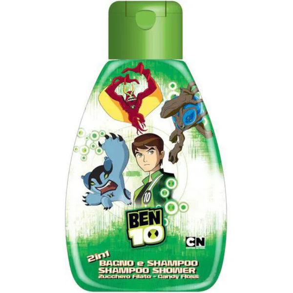 Ben 10 Bagno Shampoo Bimbi 750ml Zucchero Filato Cartoon