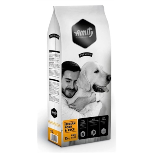 Crocchette Al Maiale Iberico Per Cani Adulti Amity 15 Kg