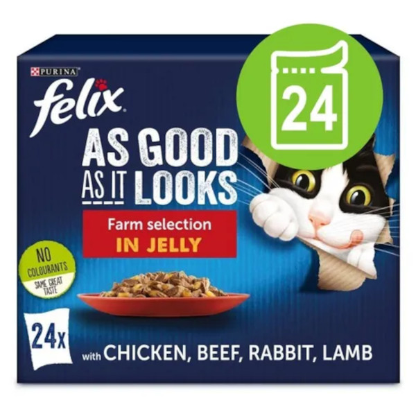 Purina Felix Le Ghiottonerie Multipack Da 24 Buste